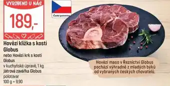 Globus Hovězí kližka s kostí Globus nabídka