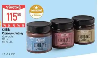 Globus Chillila Cibulové chutney nabídka