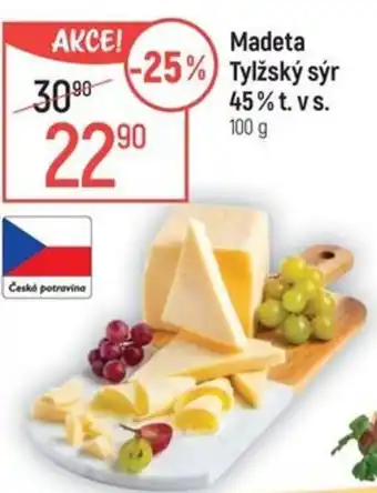 Globus Madeta Tylžský sýr 45% t.v.s nabídka