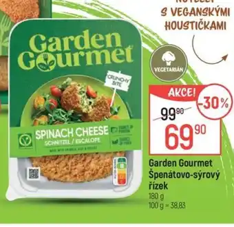 Globus Garden Gourmet Špenátovo-sýrový řízek nabídka