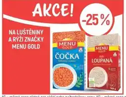 Globus Na luštěniny a rýži značky Menu gold nabídka