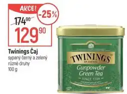 Globus TWININGS Čaj nabídka