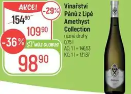 Globus Vinařství Pánů z Lipé Amethyst Collection nabídka