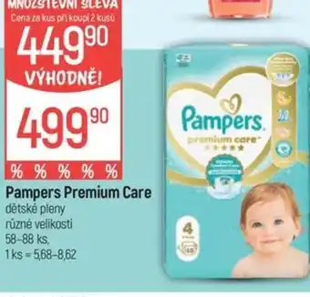 Globus PAMPERS Premium Care nabídka