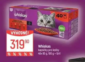 Globus Whiskas kapsičky pro kočky nabídka