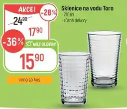 Globus Sklenice na vodu Toro nabídka