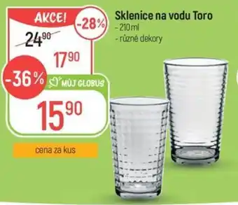 Globus Sklenice na vodu Toro nabídka