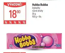 Globus Hubba Bubba žvýkačky nabídka