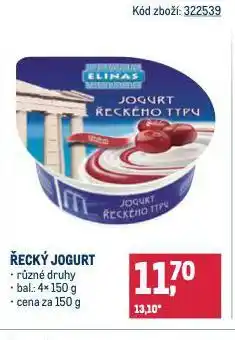 Makro Řecký jogurt nabídka