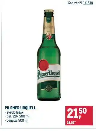 Makro Pivo pilsner urquell nabídka