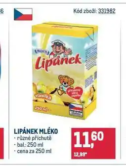 Makro Lipánek mléko nabídka