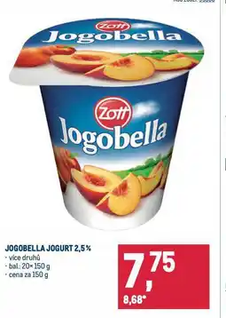 Makro Jogobella jogurt nabídka