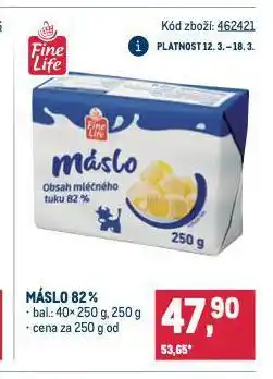 Makro Máslo nabídka