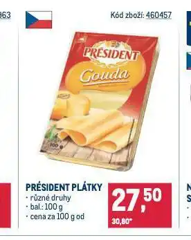 Makro Président plátky nabídka