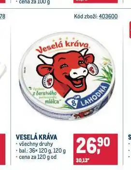 Makro Veselá kráva sýr nabídka