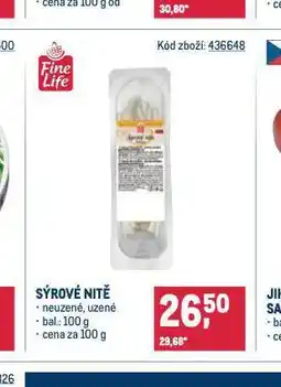 Makro Sýrové nitě nabídka