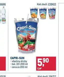 Makro Capri-sun nabídka