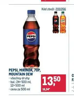 Makro Pepsi nabídka