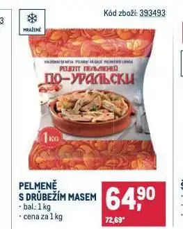 Makro Pelmeně s drůbežím masem nabídka