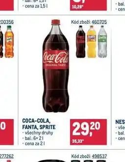 Makro Coca-cola nabídka