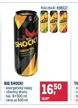 Makro Big shock! energetický nápoj nabídka