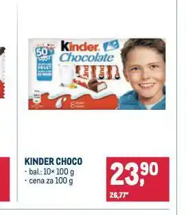 Makro Kinder choco nabídka