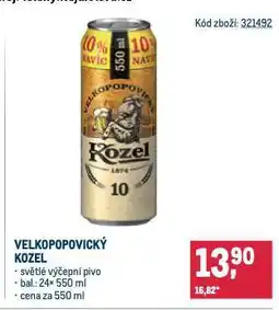 Makro Pivo velkopopovický kozel nabídka