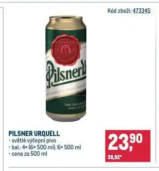 Makro Pivo pilsner urquell nabídka