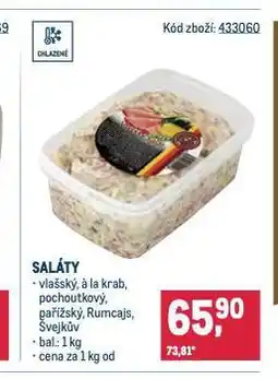 Makro Salát á la krab nabídka