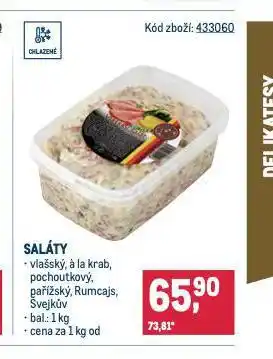 Makro Salát pochoutkový nabídka