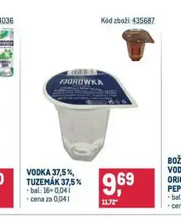 Makro Vodka nabídka