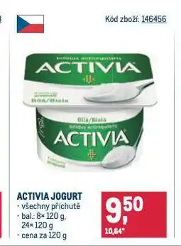 Makro Activia jogurt nabídka