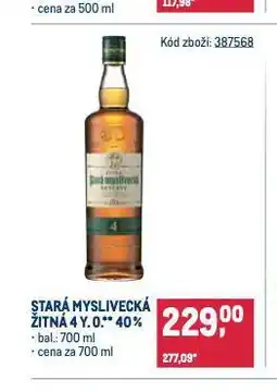 Makro Stará žitná myslivecká nabídka