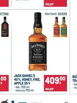 Makro Jack daniel's nabídka