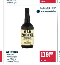 Makro Old porter nabídka