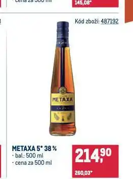 Makro Metaxa 5 nabídka