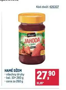 Makro Hamé džem nabídka