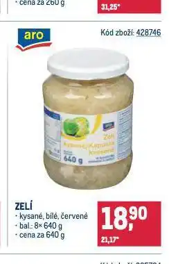 Makro Zelí nabídka