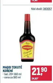 Makro Maggi tekuté koření nabídka