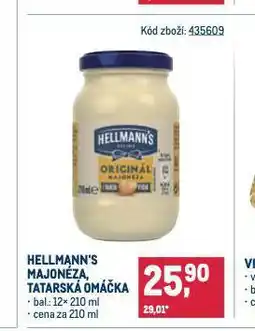 Makro Hellmann's tatarská omáčka nabídka