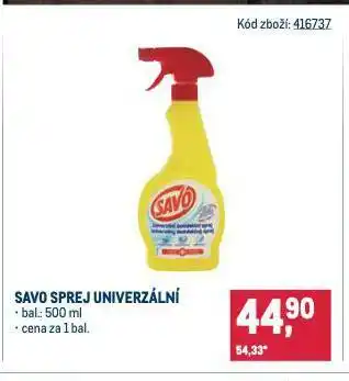 Makro Savo sprej univerzální nabídka