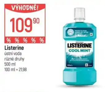 Globus LISTERINE Ústní voda nabídka