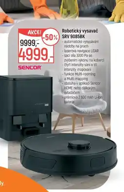 Globus Robotický vysavač -50%) SRV 9085BK nabídka