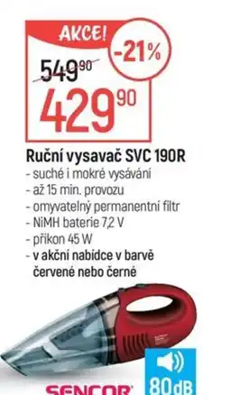 Globus Ruční vysavač SVC 190R nabídka