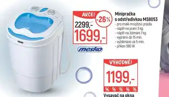 Globus Minipračka s odstředivkou MS8053 nabídka