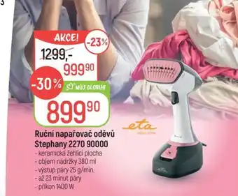 Globus Ruční napařovač oděvů Stephany 2270 90000 nabídka