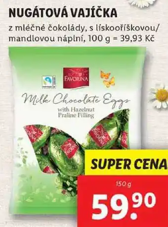 Lidl NUGÁTOVÁ VAJÍČKA, 150 g nabídka