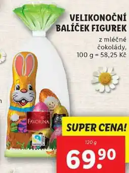 Lidl VELIKONOČNÍ BALÍČEK FIGUREK, 120 g nabídka