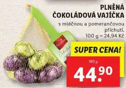 Lidl PLNĚNÁ ČOKOLÁDOVÁ VAJÍČKA, 180 g nabídka