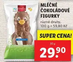 Lidl MLÉČNÉ ČOKOLÁDOVÉ FIGURKY, 50 g nabídka